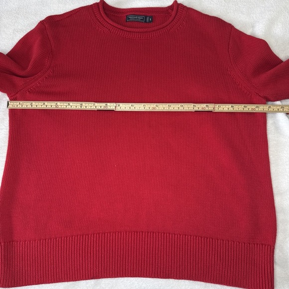 Vineyard Vines Red Small Preppy Classic Crew Neck Sweater - Picture 7 of 8
